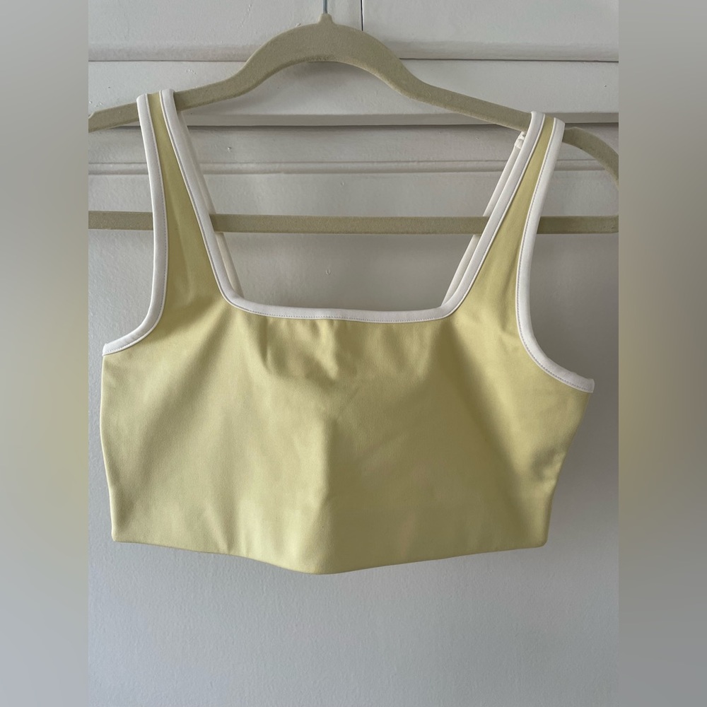Girlfriend Collective - Tommy Bra (M) Lemonade